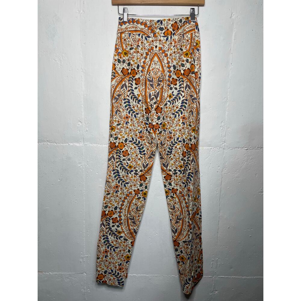 NEW Sezane Pantalon Baptisto Western Boheme Size 34 US 2 Pants High Rise - Picture 5 of 8
